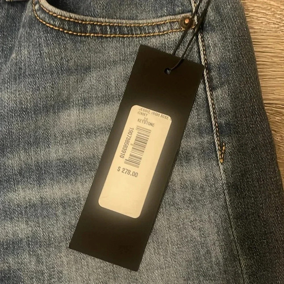 New NWT Veronica Beard Debbie High Rise Skinny Jeans size 28 keystone denim blue - Picture 4 of 9